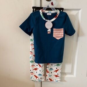 Abby & Evie Dino Matching Set